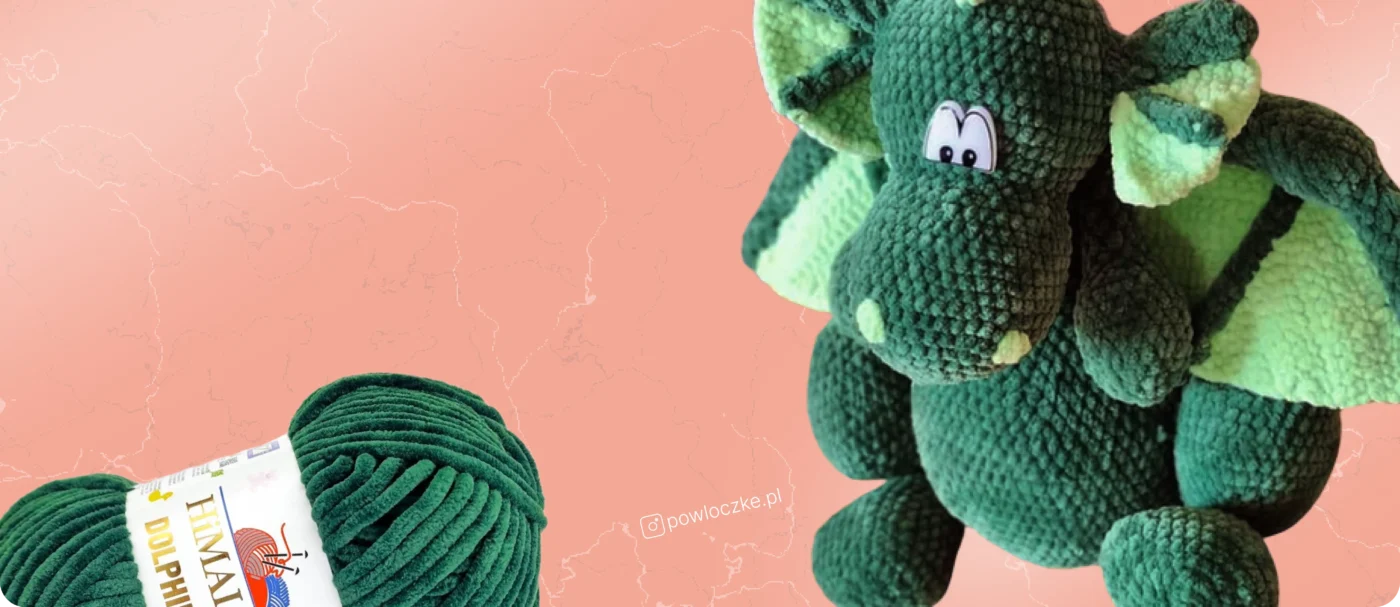 Baner promocyjny sklepu internetowego z włóczkami